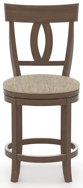 Canadel Casual Dining SNS081007U19M24 Upholstered Swivel Stool Canadel Casual Dining SNS081007U19M24 Upholstered Swivel Stool