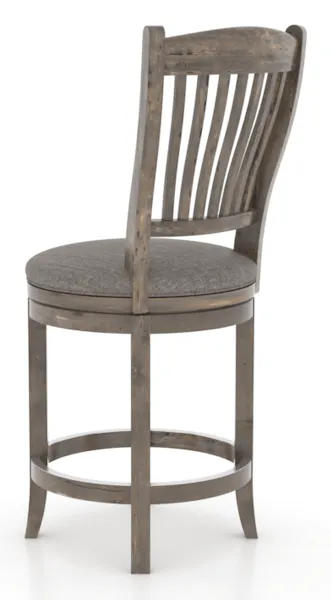 Canadel Casual Dining SNS08232KL08D24 Swivel Upholstered Stool Canadel Casual Dining SNS08232KL08D24 Swivel Upholstered Stool