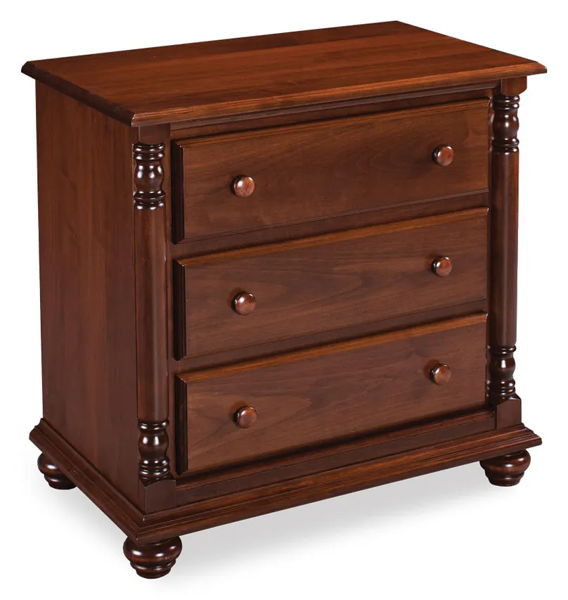 Simply Amish SNSAV-02C4 Savannah Nightstand with Drawers, Extra Wide Simply Amish SNSAV-02C4 Savannah Nightstand with Drawers, Extra Wide