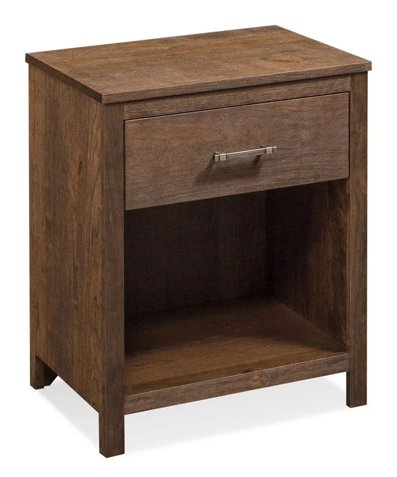 Simply Amish SNSHE-04A1 Sheffield Nightstand with Opening on Bottom Simply Amish SNSHE-04A1 Sheffield Nightstand with Opening on Bottom