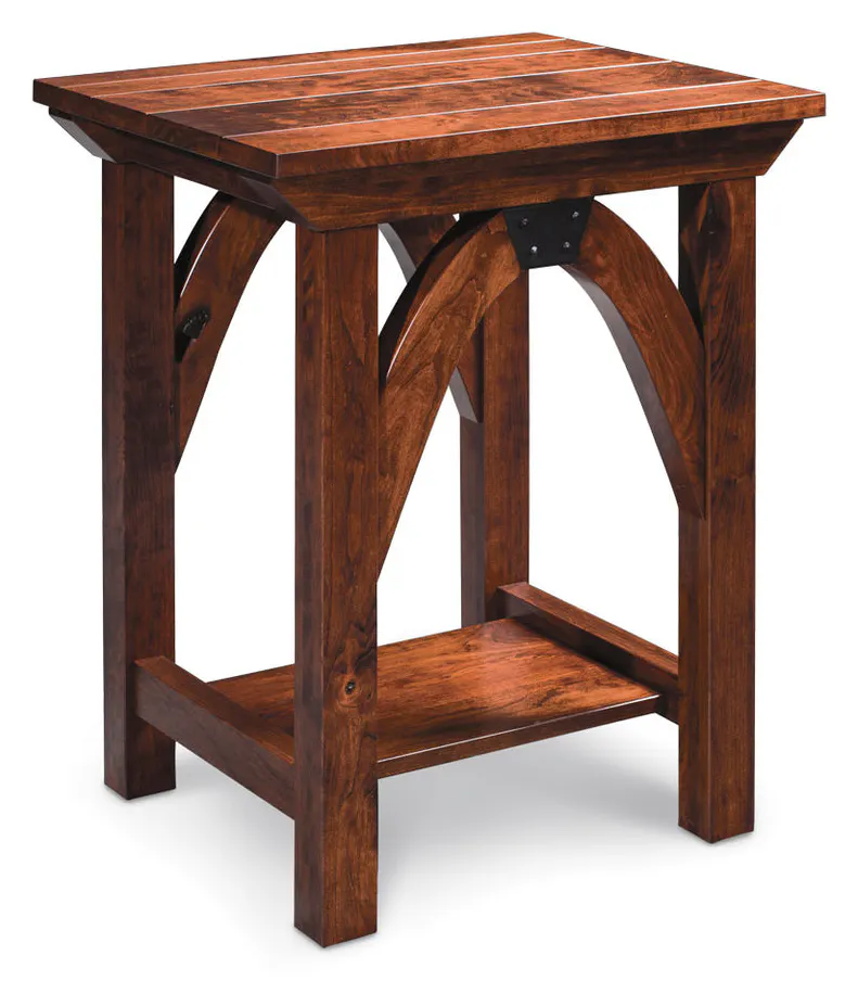 Simply Amish SNTRB-01E1 B&O Railroad Trestle Bridge Nightstand Table Simply Amish SNTRB-01E1 B&O Railroad Trestle Bridge Nightstand Table