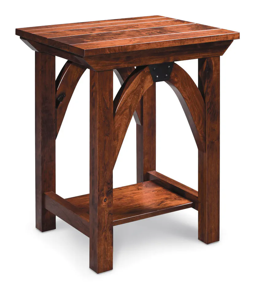 Simply Amish SNTRB-01E1 B&O Railroad Trestle Bridge Nightstand Table Simply Amish SNTRB-01E1 B&O Railroad Trestle Bridge Nightstand Table
