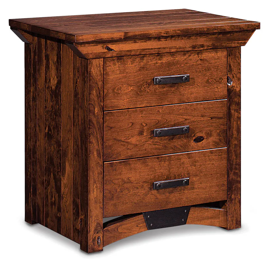 Simply Amish SNTRB-02C1 B&O Railroad Trestle Bridge Nightstand with Drawers Simply Amish SNTRB-02C1 B&O Railroad Trestle Bridge Nightstand with Drawers
