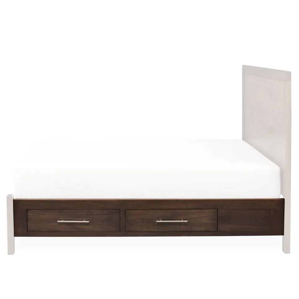 Simply Amish SSABR-18D4 Auburn Bay Under-Bed Storage, Twin (4 Drawers)