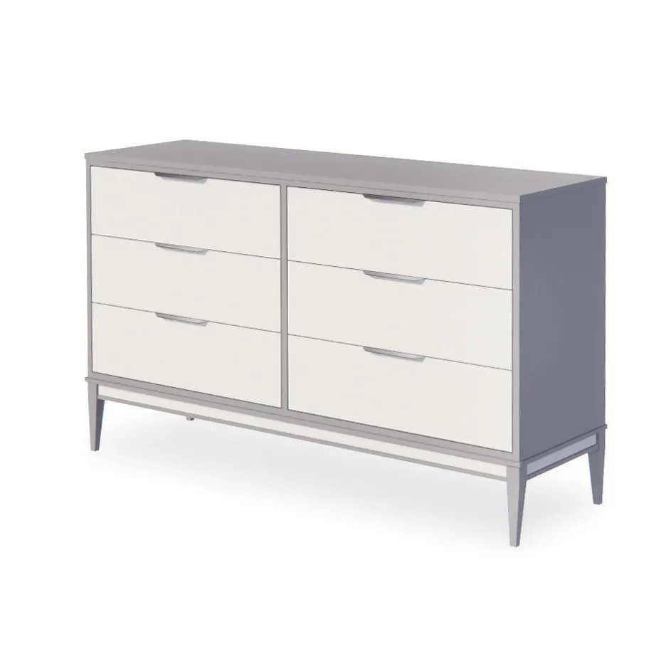 Simply Amish SSADD-08F3 Addison 6- Drawer Dresser