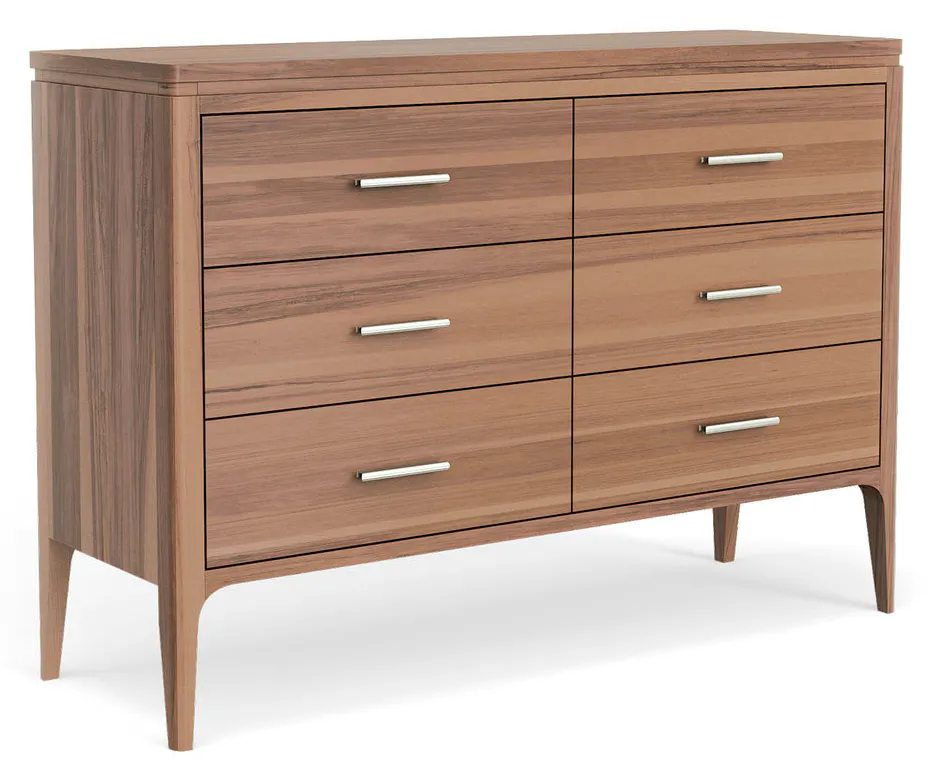 Simply Amish SSCLE-08F2 Cole 6-Drawer Dresser, 60" Simply Amish SSCLE-08F2 Cole 6-Drawer Dresser, 60"