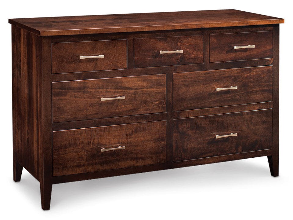 Simply Amish SSCRA-08G3 Crawford 7-Drawer Dresser, 72"w Simply Amish SSCRA-08G3 Crawford 7-Drawer Dresser, 72"w