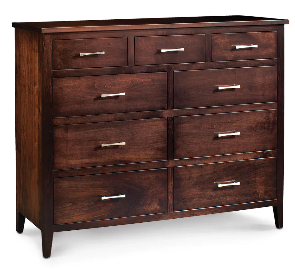 Simply Amish SSCRA-08J3 Crawford 9-Drawer Dresser, 72"w Simply Amish SSCRA-08J3 Crawford 9-Drawer Dresser, 72"w