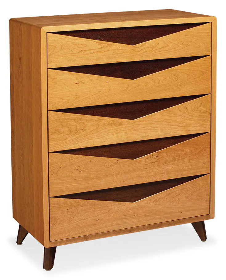 Simply Amish SSELR-04E0 Elroy 5-Drawer Chest Simply Amish SSELR-04E0 Elroy 5-Drawer Chest