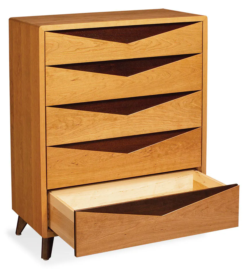 Simply Amish SSELR-04E0 Elroy 5-Drawer Chest Simply Amish SSELR-04E0 Elroy 5-Drawer Chest