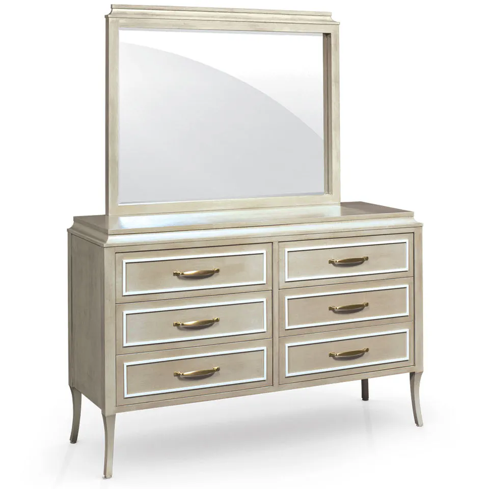 Simply Amish SSHAL-08F0 Haley 6 Drawer Dresser
