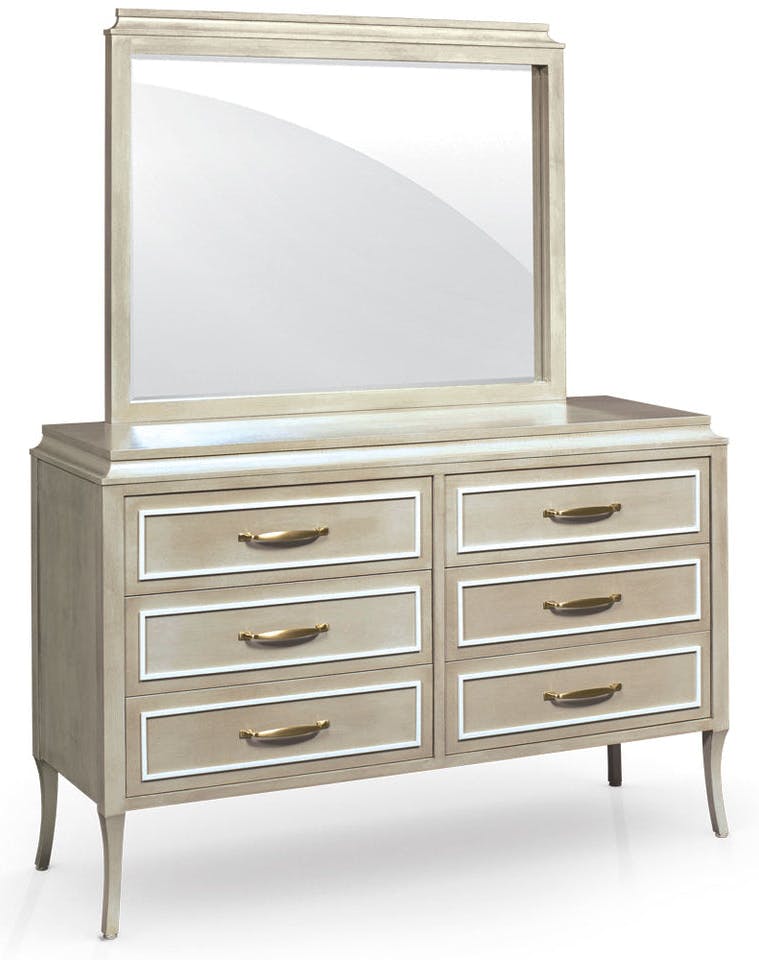 Simply Amish SSHAL-08F0 Haley 6 Drawer Dresser Simply Amish SSHAL-08F0 Haley 6 Drawer Dresser