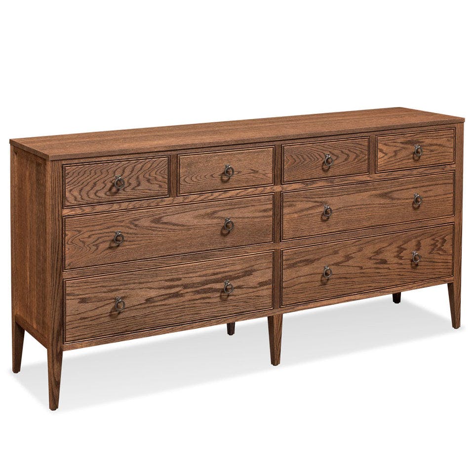 Simply Amish SSHAP-08H Hamptons 8-Drawer Dresser