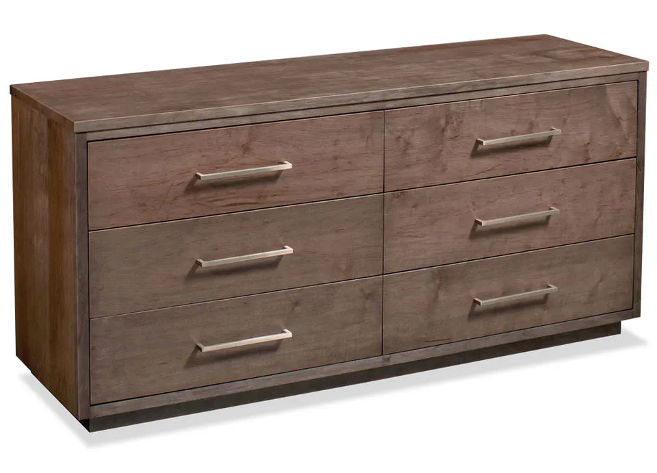 Simply Amish SSIRN-08F2 Ironwood 6-Drawer Dresser, 62.5" Simply Amish SSIRN-08F2 Ironwood 6-Drawer Dresser, 62.5"