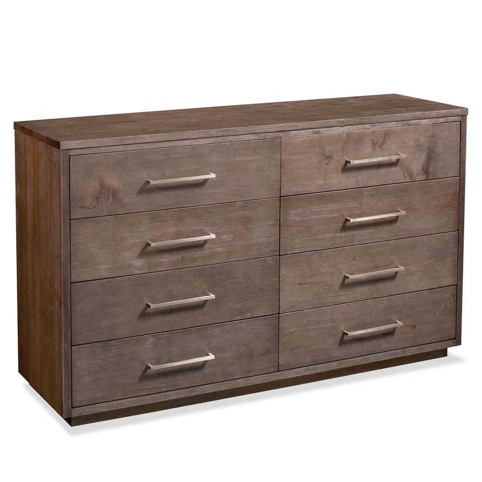 Simply Amish SSIRN-08H3 Ironwood 8-Drawer Dresser, 72.5″