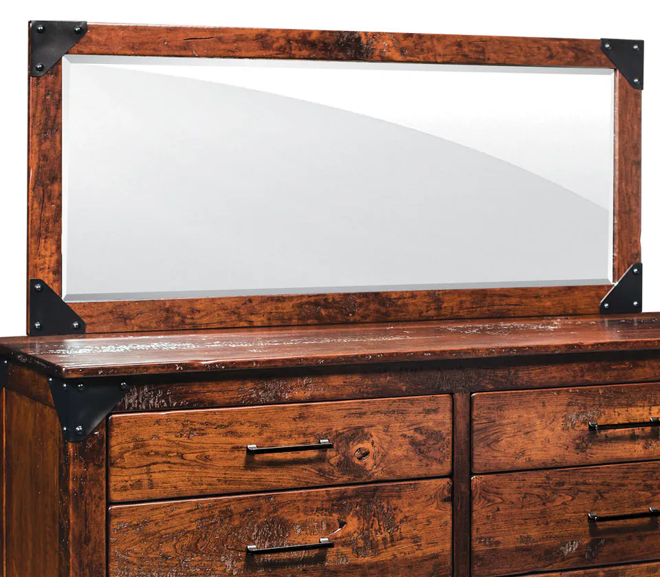 Simply Amish SMKOD-01A2 Kodiak Bureau Mirror, 52" Simply Amish SMKOD-01A2 Kodiak Bureau Mirror, 52"