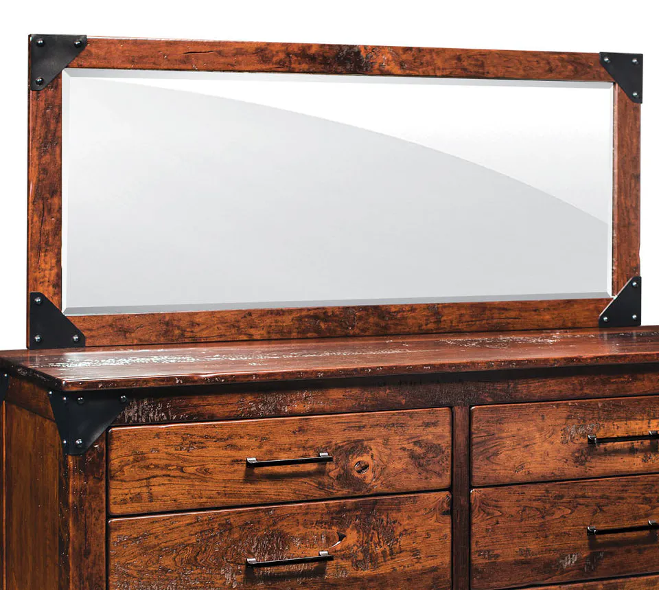 Simply Amish SMKOD-01A2 Kodiak Bureau Mirror, 52" Simply Amish SMKOD-01A2 Kodiak Bureau Mirror, 52"