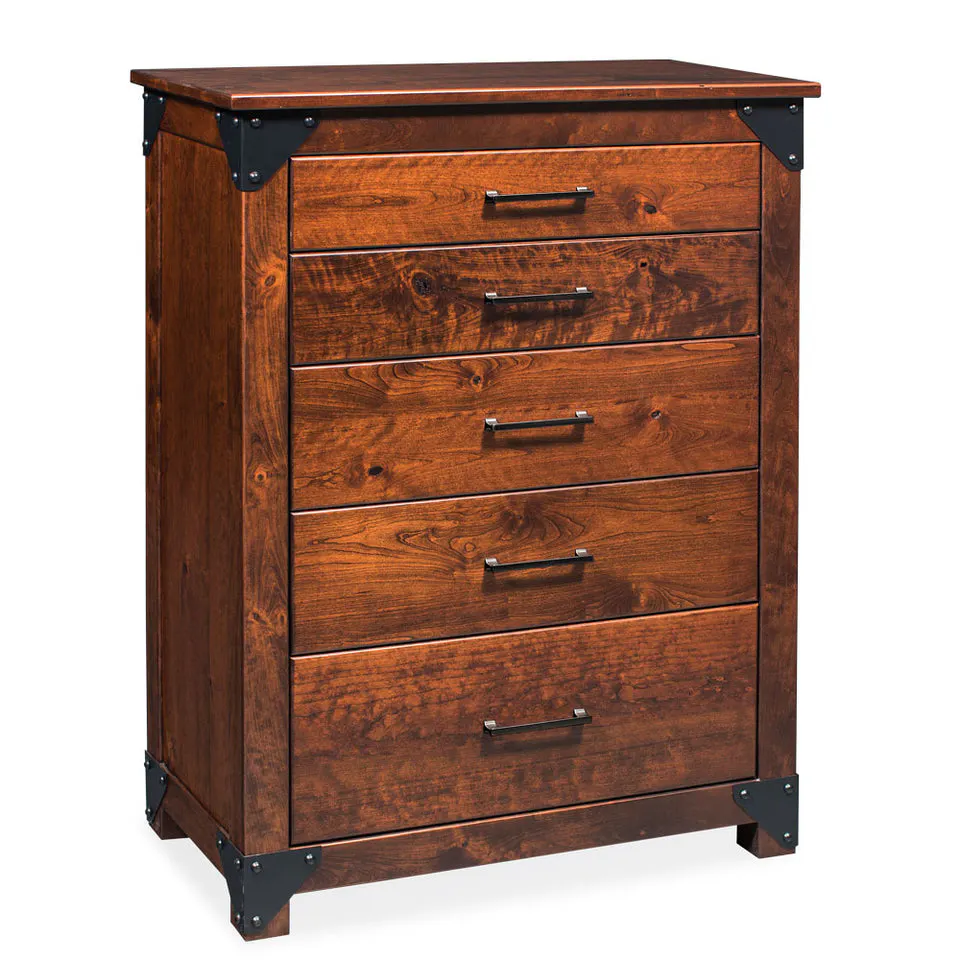 Simply Amish SSKOD-04E0 Kodiak 5-Drawer Chest