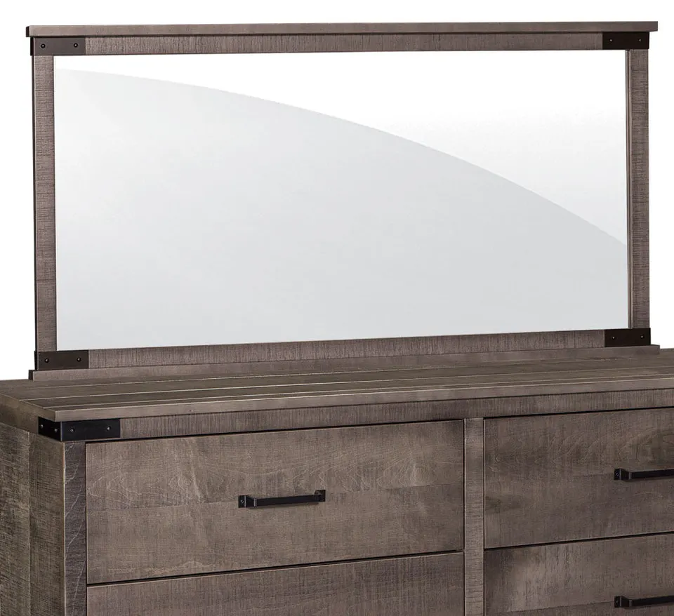 Simply Amish SMMOK-06B2 Montauk 8-Drawer Dresser Mirror, 60.5" Simply Amish SMMOK-06B2 Montauk 8-Drawer Dresser Mirror, 60.5"