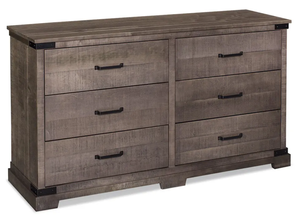 Simply Amish SSMOK-08F3 Montauk 6-Drawer Dresser, 72" Simply Amish SSMOK-08F3 Montauk 6-Drawer Dresser, 72"