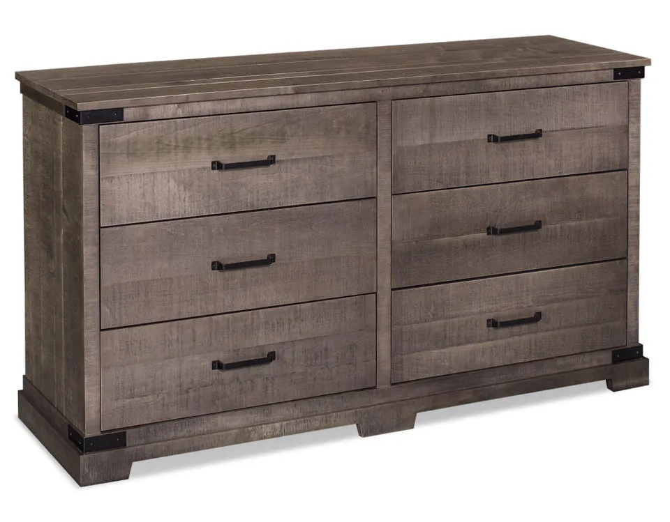 Simply Amish SSMOK-08F3 Montauk 6-Drawer Dresser, 72" Simply Amish SSMOK-08F3 Montauk 6-Drawer Dresser, 72"