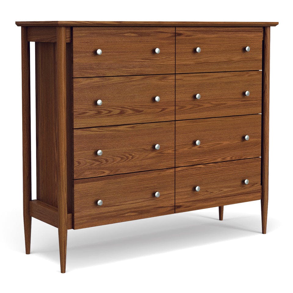 Simply Amish SSNOL-08H2 Nolan 8-Drawer Dresser, 60″