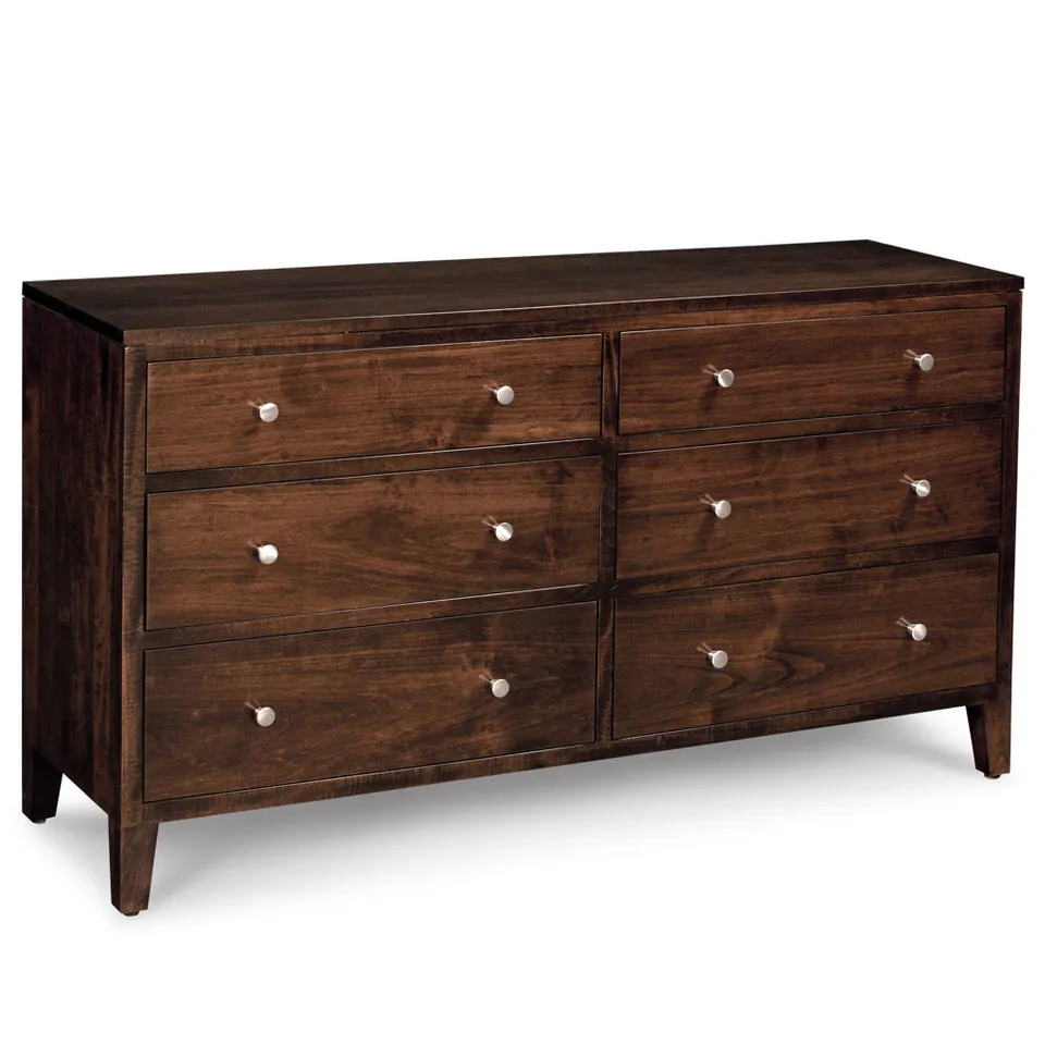 Simply Amish SSPAR-08F3 Parkdale 6-Drawer Dresser, 72″