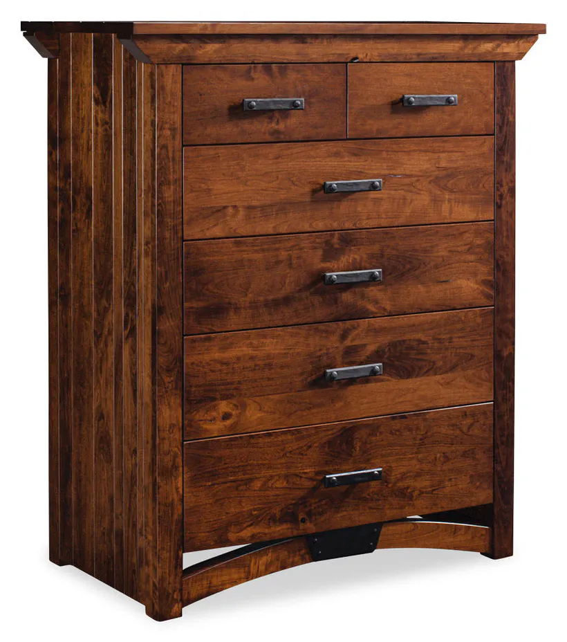 Simply Amish SSTRB-04F0 B&O Railroad Trestle Bridge 6-Drawer Chest Simply Amish SSTRB-04F0 B&O Railroad Trestle Bridge 6-Drawer Chest