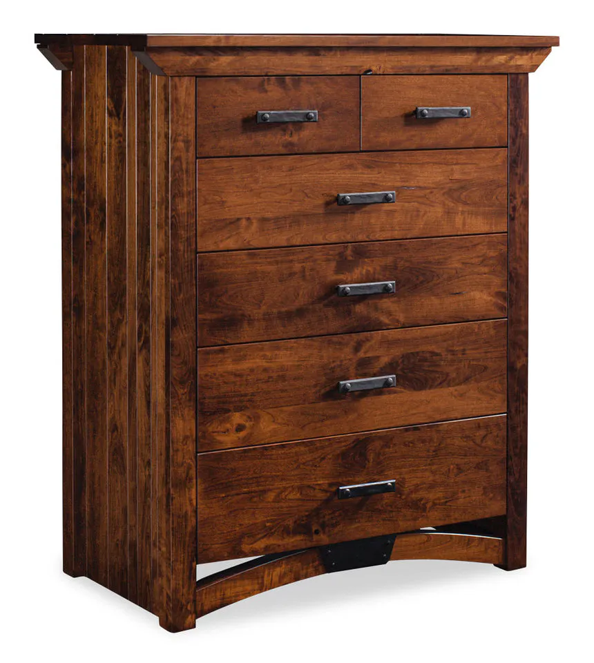 Simply Amish SSTRB-04F0 B&O Railroad Trestle Bridge 6-Drawer Chest Simply Amish SSTRB-04F0 B&O Railroad Trestle Bridge 6-Drawer Chest