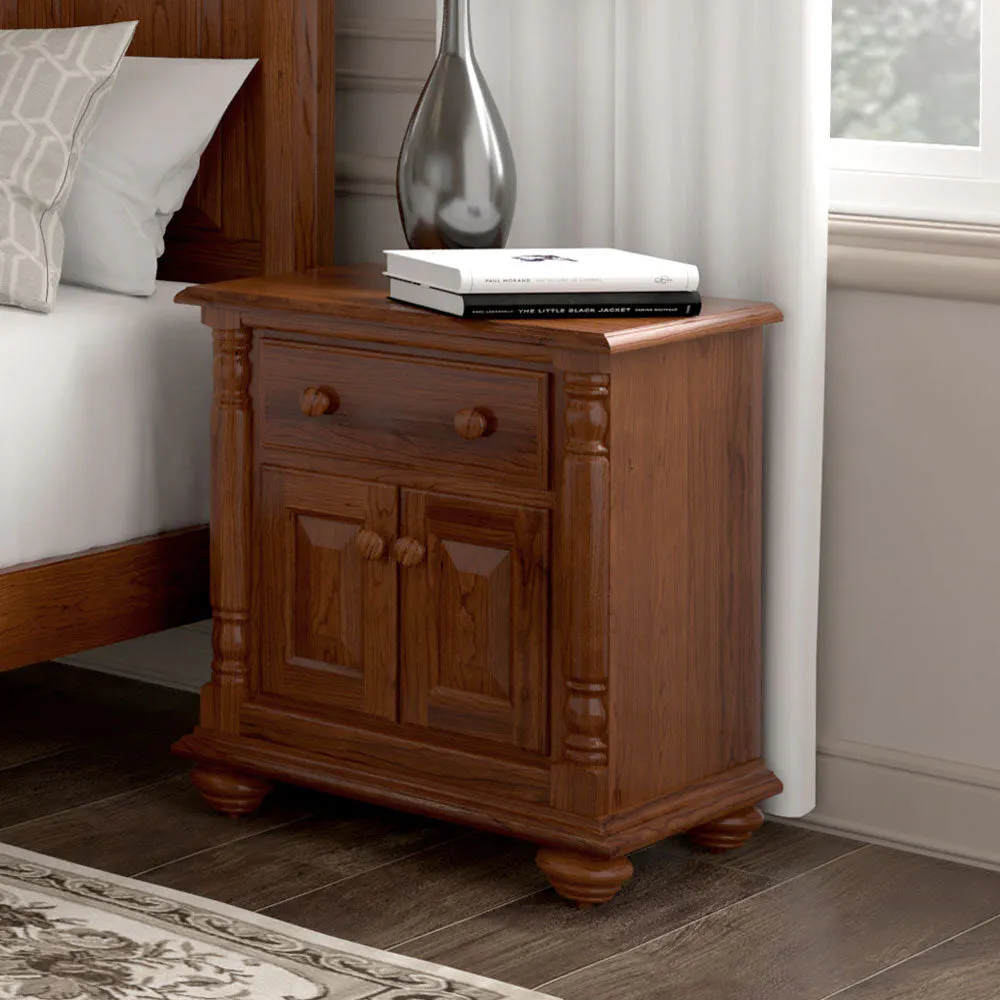 Simply Amish MES18NS Savannah Nightstand with Doors Simply Amish MES18NS Savannah Nightstand with Doors