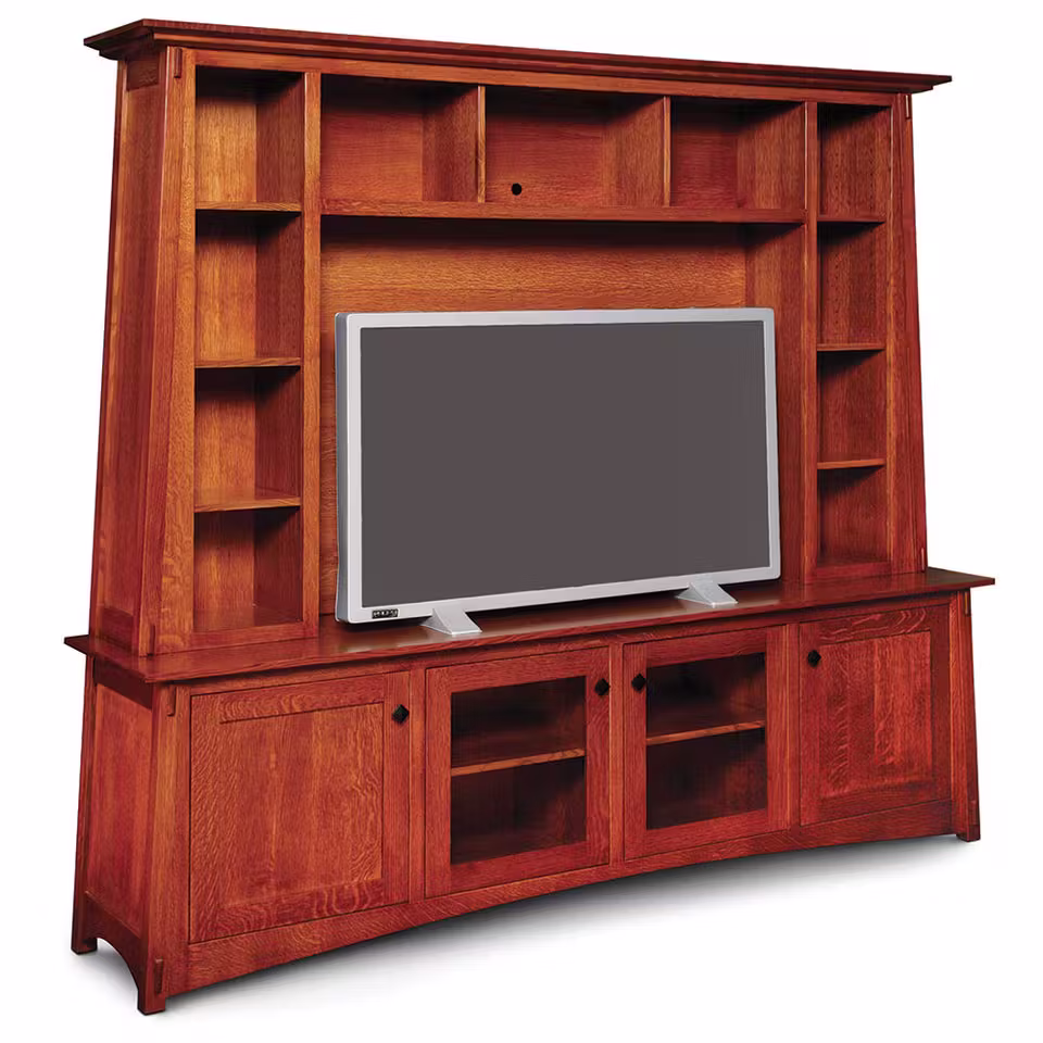Simply Amish TS2090BO McCoy Deluxe Entertainment Center, Base Only