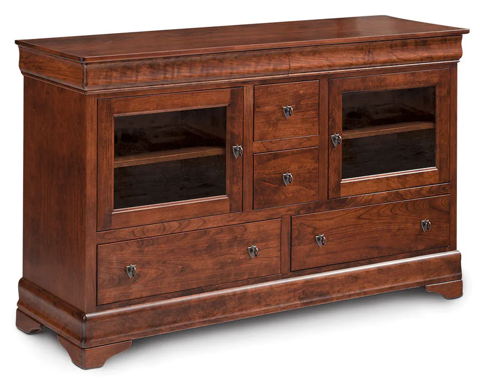 Simply Amish TS810 Louis Philippe TV Stand, 62" Simply Amish TS810 Louis Philippe TV Stand, 62"