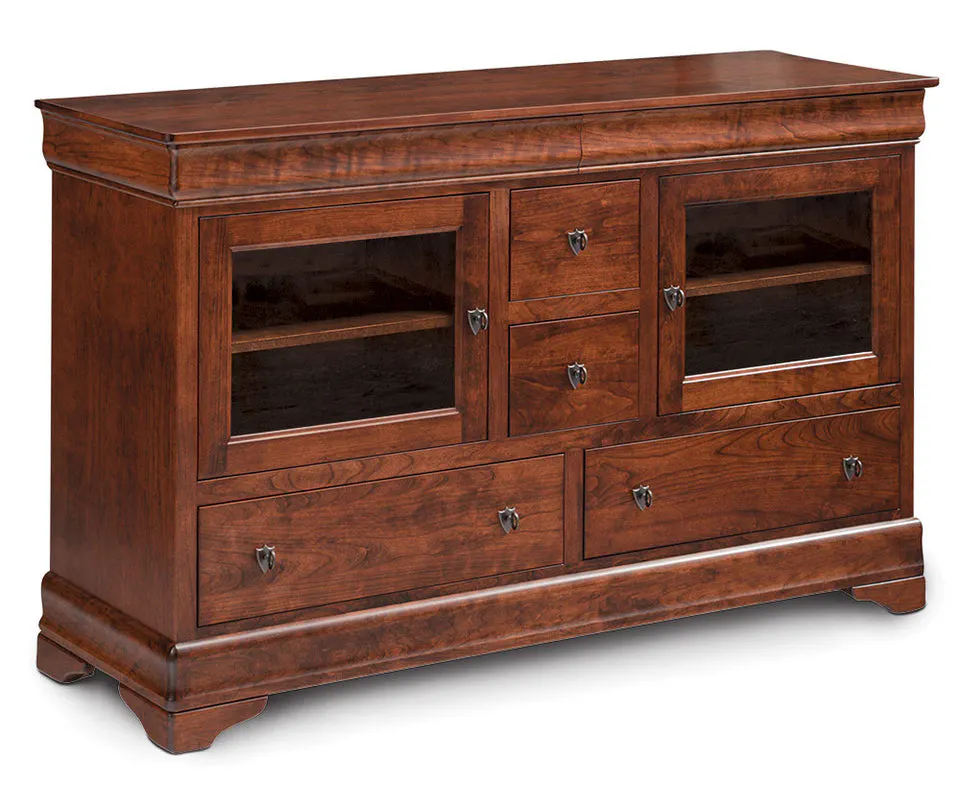 Simply Amish TS810 Louis Philippe TV Stand, 62" Simply Amish TS810 Louis Philippe TV Stand, 62"