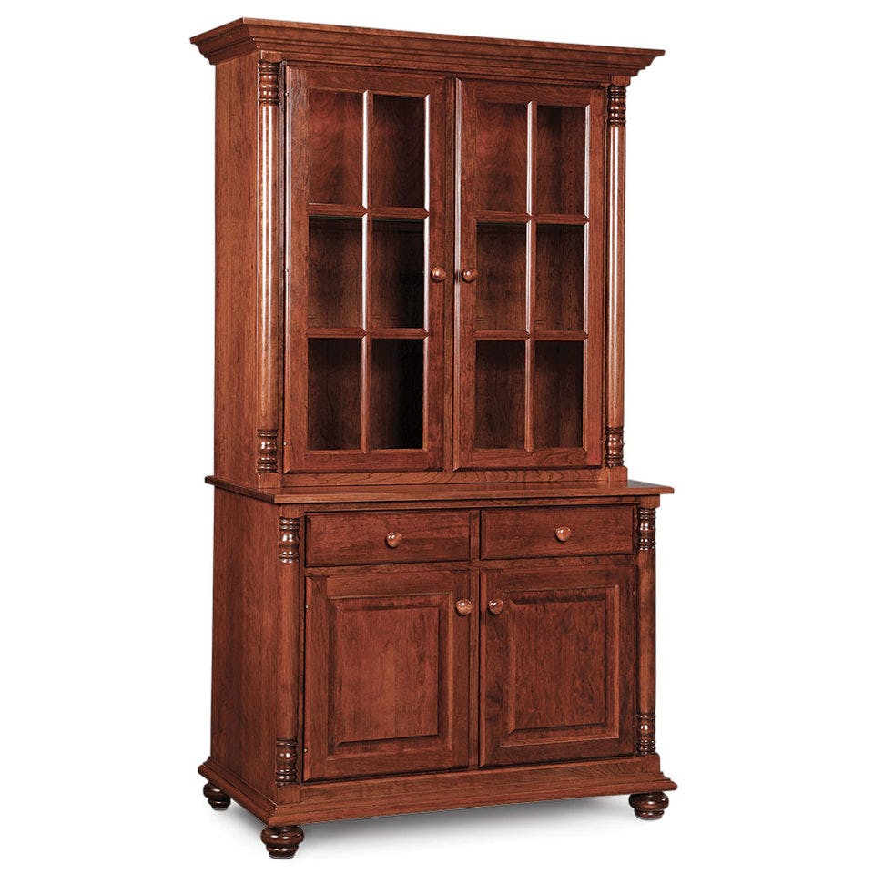 Simply Amish ESSAV-J12/ESSAV-C02B Savannah Closed Hutch, 45.5″