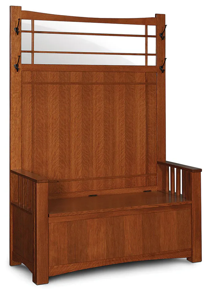 Simply Amish TV270HSM Prairie Mission Hall Bench Simply Amish TV270HSM Prairie Mission Hall Bench