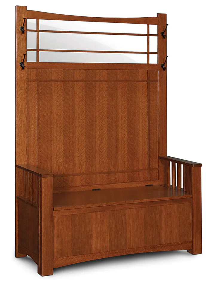 Simply Amish TV270HSM Prairie Mission Hall Bench Simply Amish TV270HSM Prairie Mission Hall Bench