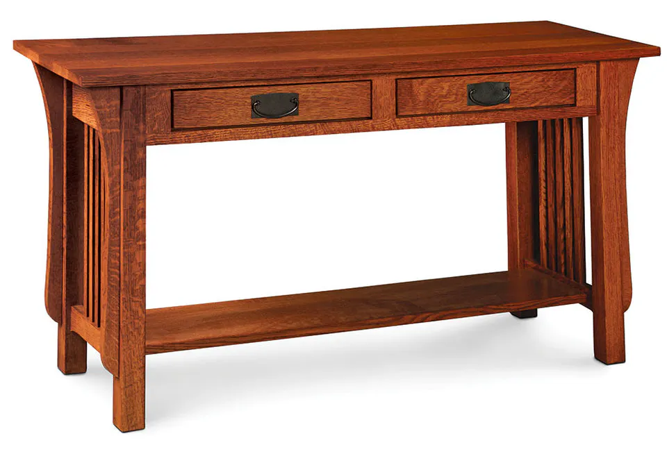Simply Amish TV1660ST Prairie Mission Sofa Table, 60" Simply Amish TV1660ST Prairie Mission Sofa Table, 60"