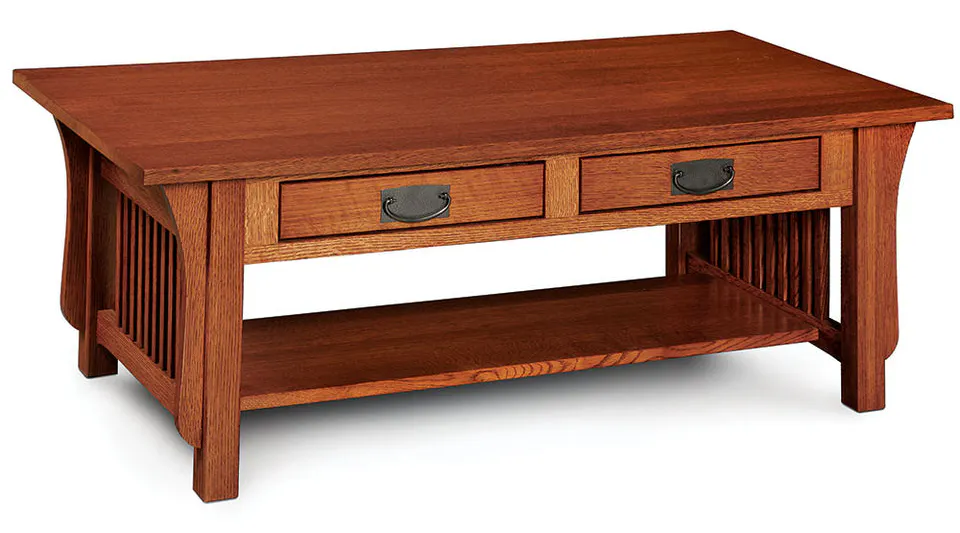 Simply Amish TVD2346CT Prairie Mission 2-Drawer Coffee Table Simply Amish TVD2346CT Prairie Mission 2-Drawer Coffee Table