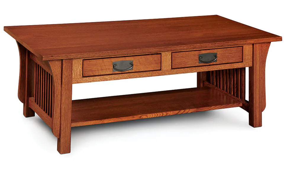 Simply Amish TVD2346CT Prairie Mission 2-Drawer Coffee Table Simply Amish TVD2346CT Prairie Mission 2-Drawer Coffee Table