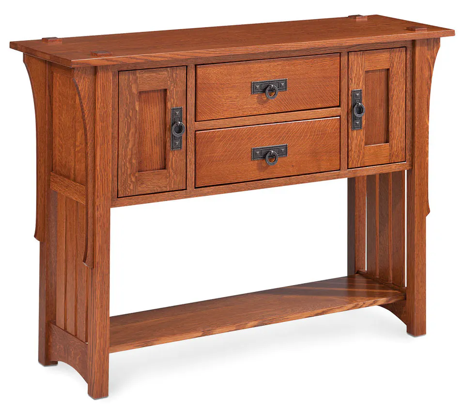 Simply Amish TVGSB Grant Open Sideboard - Features open space behind doors Simply Amish TVGSB Grant Open Sideboard - Features open space behind doors