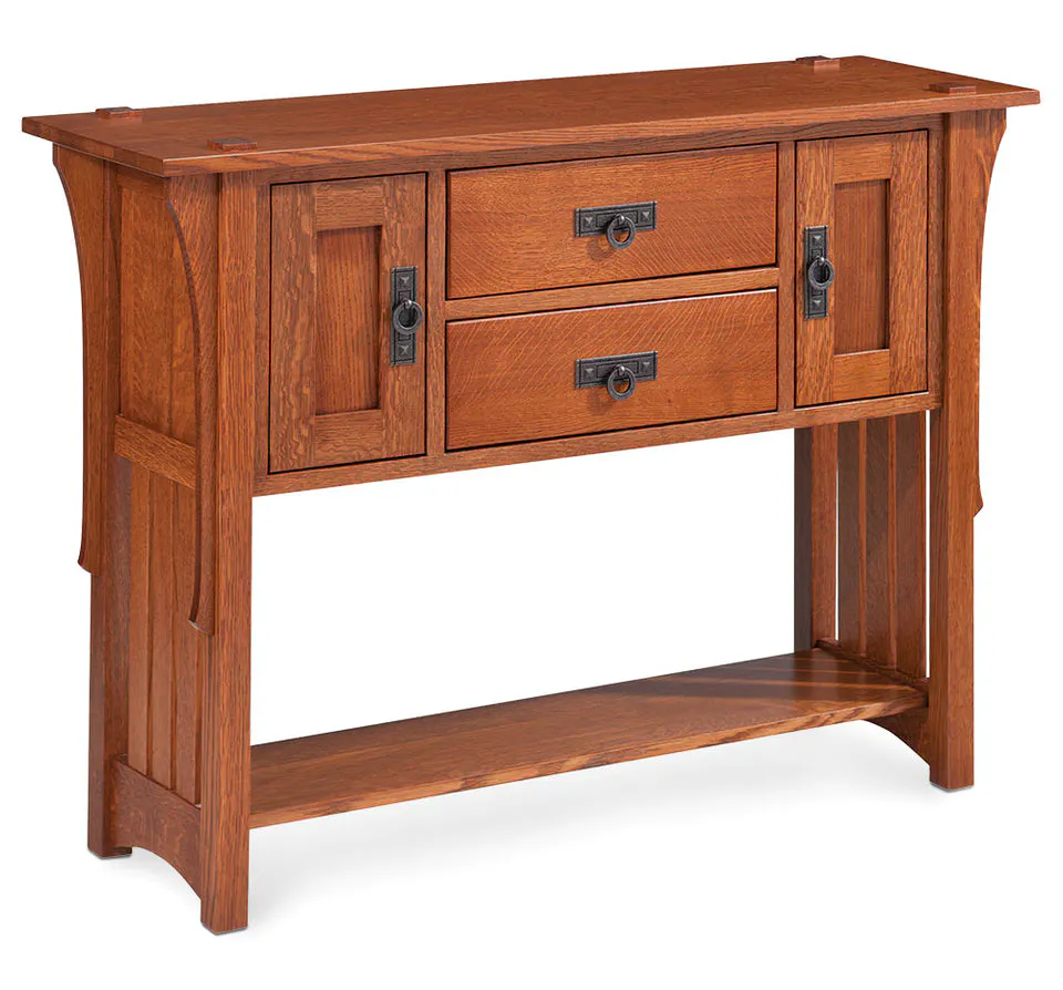 Simply Amish TVGSB Grant Open Sideboard - Features open space behind doors Simply Amish TVGSB Grant Open Sideboard - Features open space behind doors