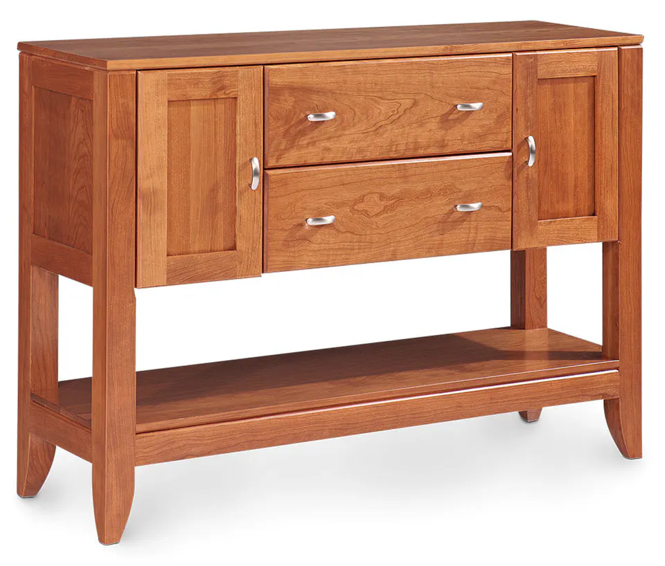 Simply Amish TVJSB Justine Open Sideboard - Features open space behind doors Simply Amish TVJSB Justine Open Sideboard - Features open space behind doors