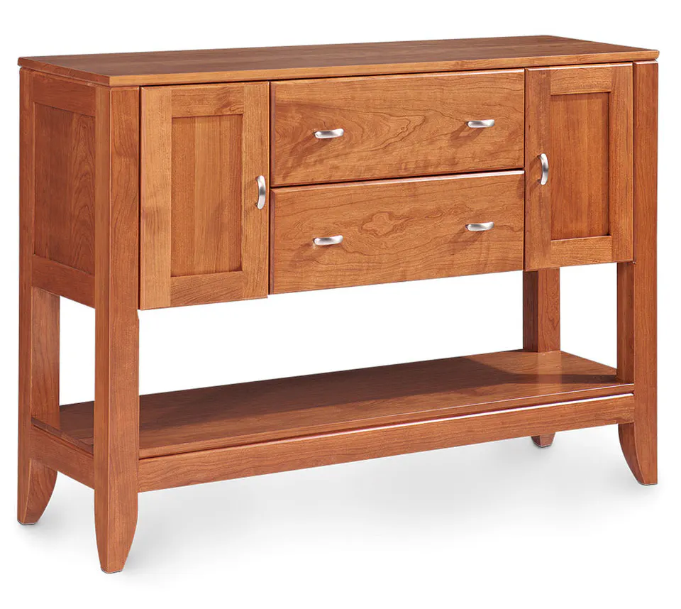 Simply Amish TVJSB Justine Open Sideboard - Features open space behind doors Simply Amish TVJSB Justine Open Sideboard - Features open space behind doors