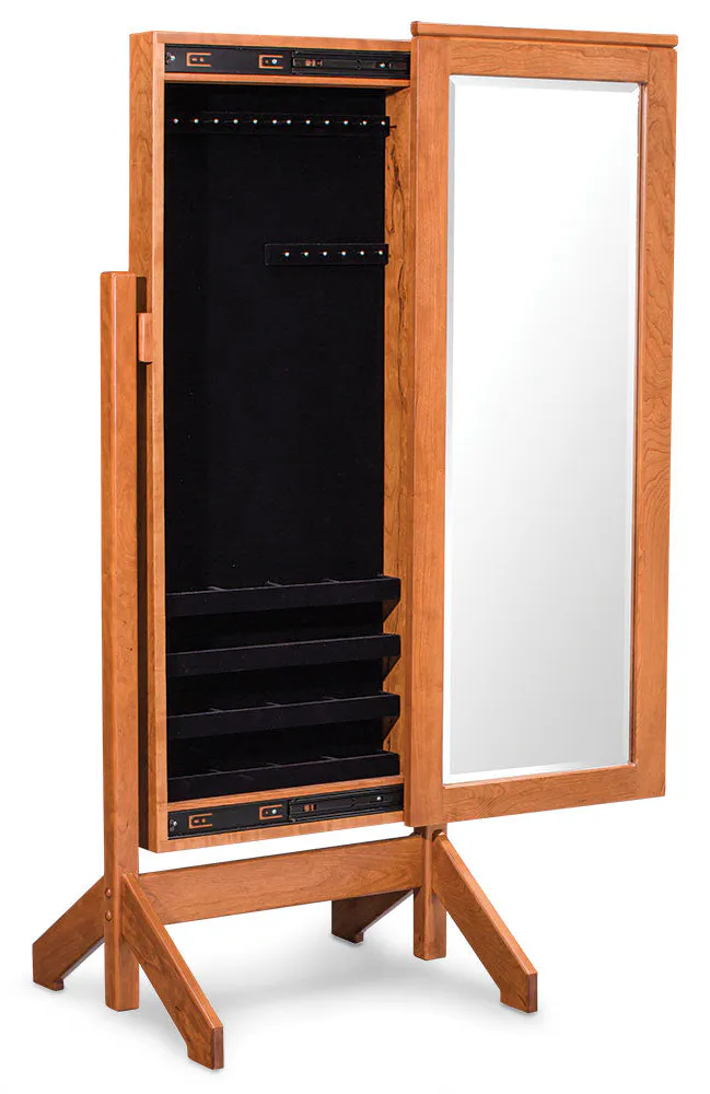 Simply Amish TVJUSJCM Justine Jewelry Cheval Mirror Simply Amish TVJUSJCM Justine Jewelry Cheval Mirror