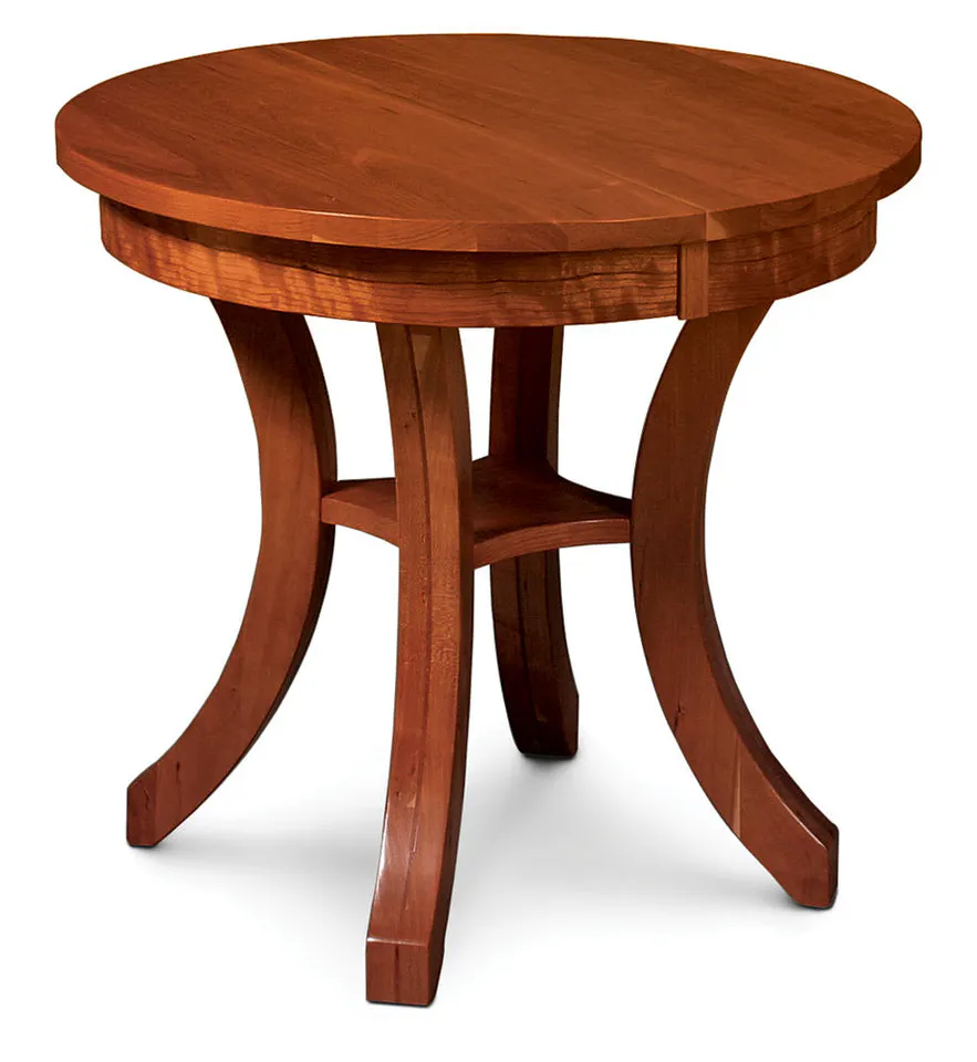 Simply Amish TVL24RE Loft II Round End Table Simply Amish TVL24RE Loft II Round End Table