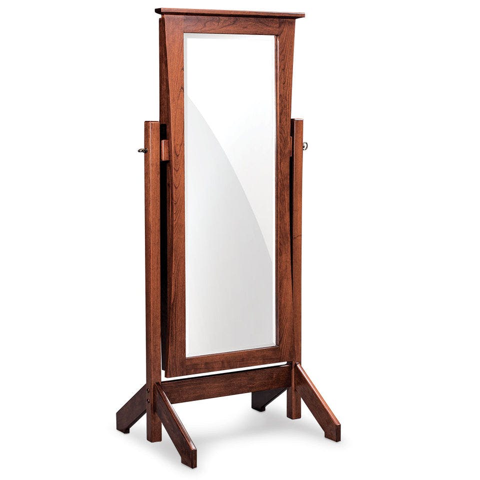 Simply Amish TVLOFJCM Loft Jewelry Cheval Mirror