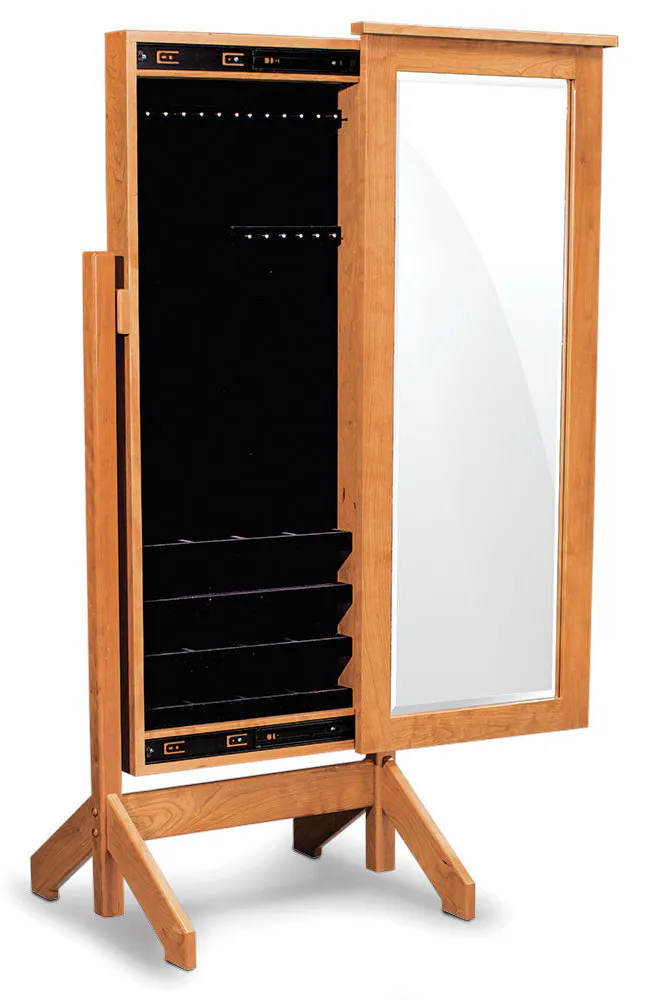 Simply Amish TVSHAJCM Shaker Jewelry Cheval Mirror Simply Amish TVSHAJCM Shaker Jewelry Cheval Mirror