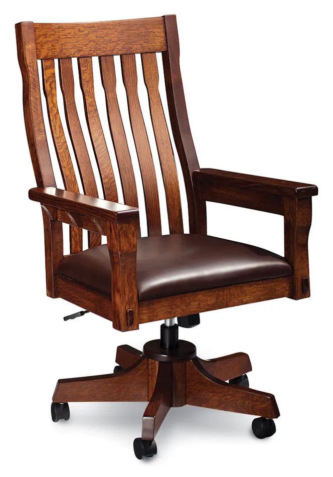 Simply Amish WCMRY-01A-F MaRyan Arm Desk Chair w/ Fabric Cushion Seat Simply Amish WCMRY-01A-F MaRyan Arm Desk Chair w/ Fabric Cushion Seat