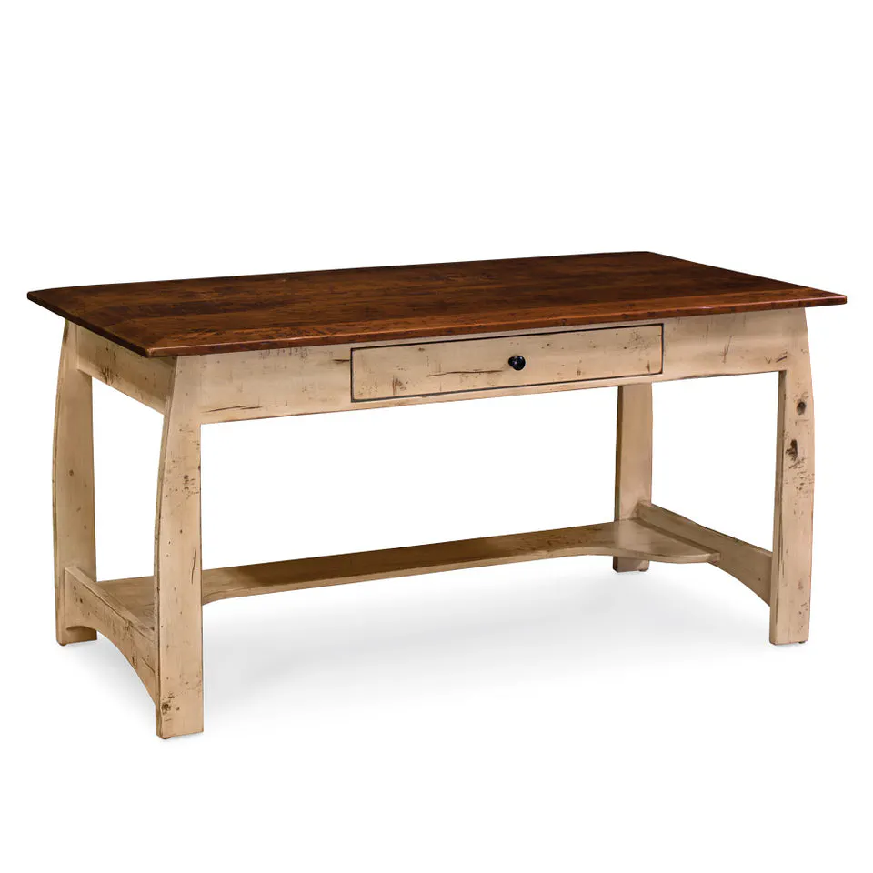 Simply Amish WDASP-04B1 Aspen Writing Desk with Inlay
