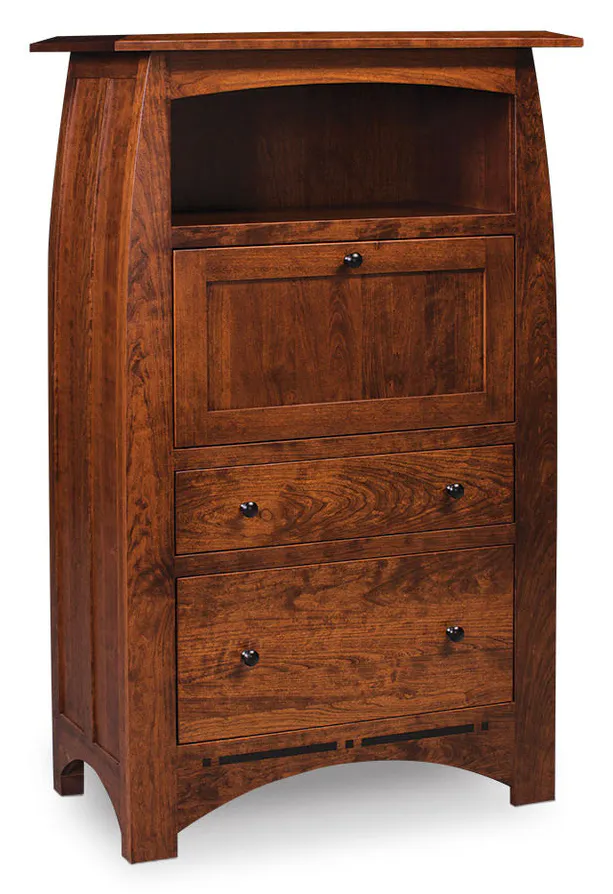 Simply Amish WDASP-08G0 Aspen Laptop Cabinet with File Drawer and Inlay Simply Amish WDASP-08G0 Aspen Laptop Cabinet with File Drawer and Inlay